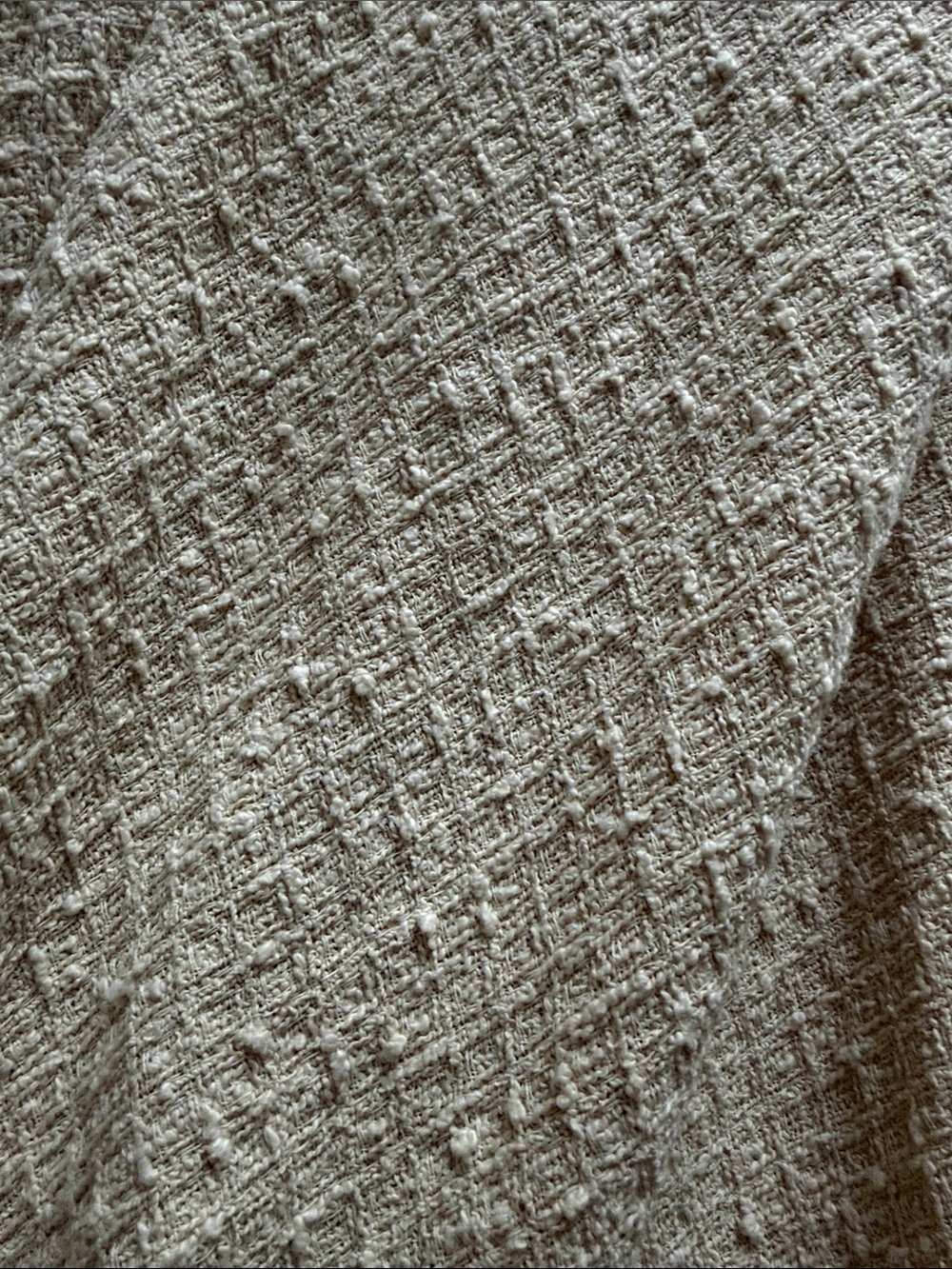 Zara Cream Textured Boucle A-Line Midi/ Boot Skirt sm - Picture 2 of 5